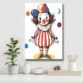 Paint by Numbers Clown Girl